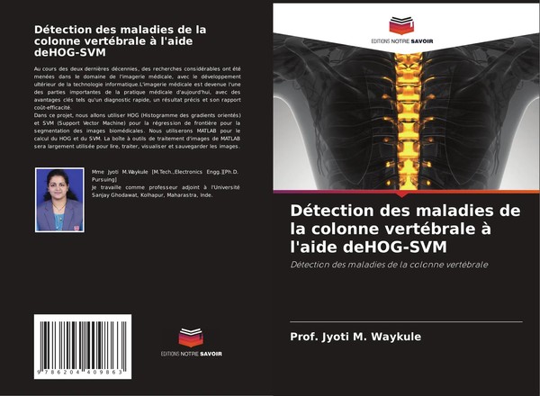 DéTection Des Maladies De La Colonne VertéBrale à L'aide Dehog-Svm Waykule Buch-image