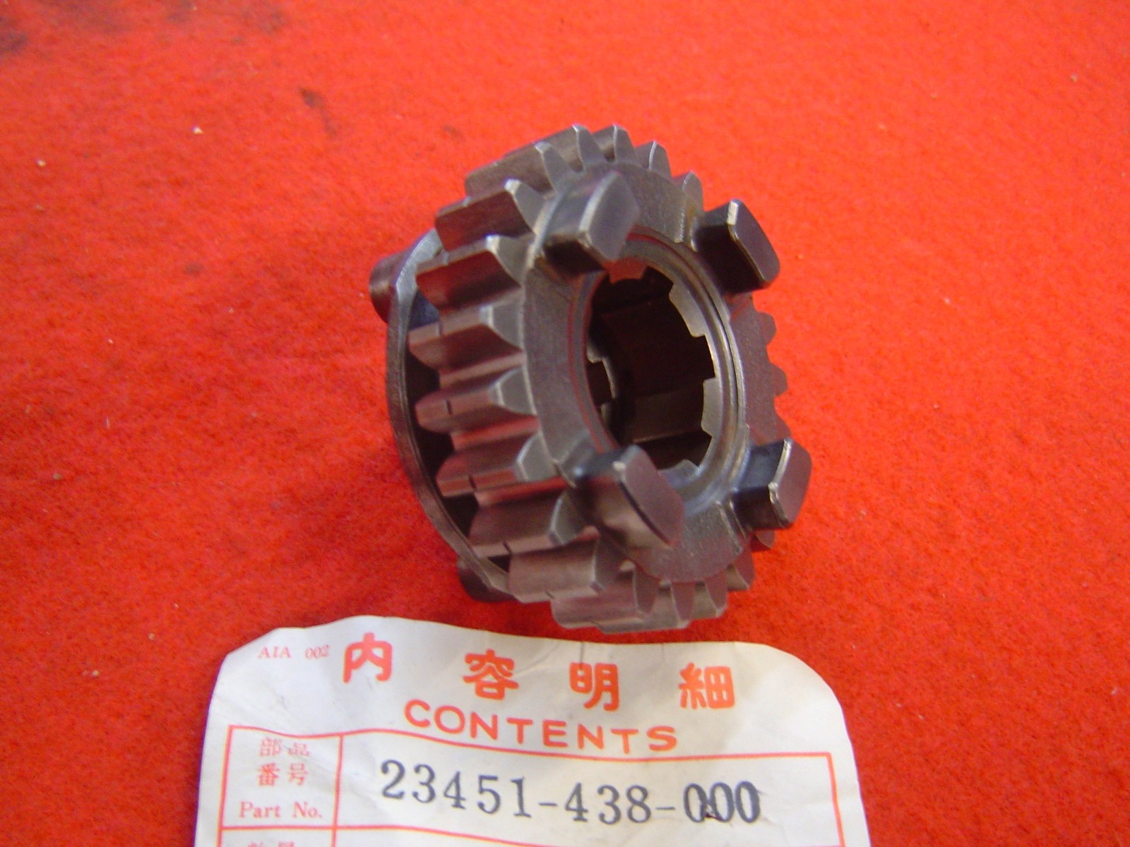Pignon de 3ème 23 dents boîte vitesse CB900FZ engrenage arbre principal 23400438305