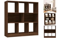 BüCherregal Braun Eichen-Optik 97,5X29,5X100 Cm Spanplatte