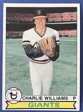 1979 Topps Baseball Card #142 Charlie Williams Giants NRMT - Ship 8 For $2