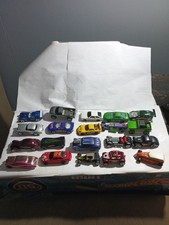 Hot Wheels Lot of 20 Random Loose Cars Bulk Mixed Diecast Mattel Matchbox L4