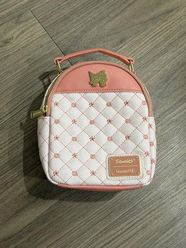 Boxlunch Loungefly Sanrio Kuromi & My Melody Quilt Pattern Mini Backpack