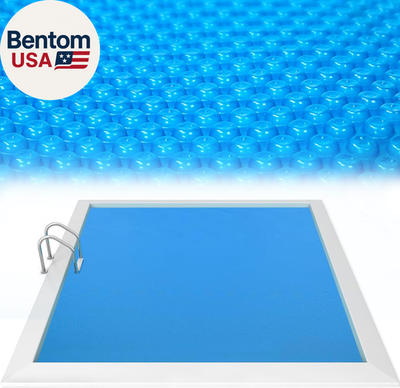 #ad Solar Pool Cover 8 Mil Blue Heavy Duty Rectangle Solar Blanket Heaters for Abov $86.71