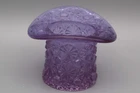 Boyd Glass Wisteria Hat Vase – 2.5" – Marked B in Triangle – Lavender EXC