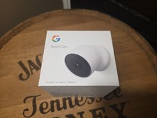 Google Nest Cam Indoor/Outdoor Surveillance Camera - Snow, Pack of 1