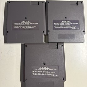 Lote de juegos deportivos cl&aacute;sicos de Nintendo NES - B&eacute;isbol RBI Golf Slalom Duck Hunt