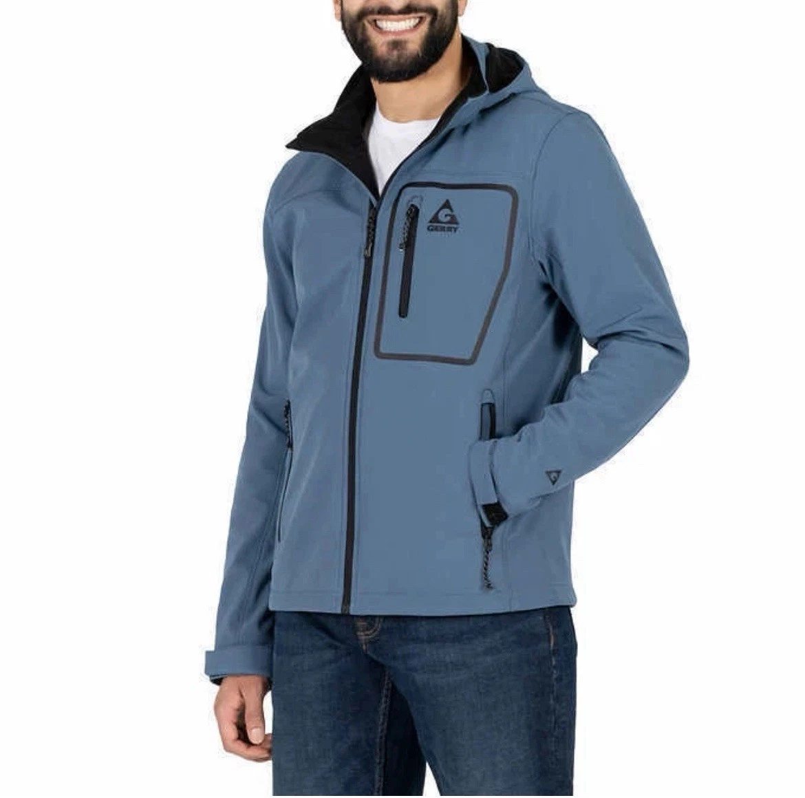 Gerry Men's Softshell Jacket Blue XXL NWT
