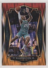 2020-21 Select Premier Level Red White Orange Flash Prizm PJ Washington Jr 09iq
