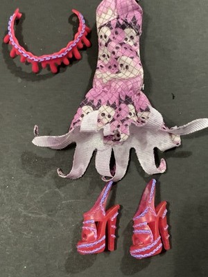 Monster High Doll s Create a Monster Cam Ghost Kleid, Schuhe und Gürtel Rarität