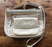 Borsa/borsa Tommy Bahama avorio nylon med tracolla