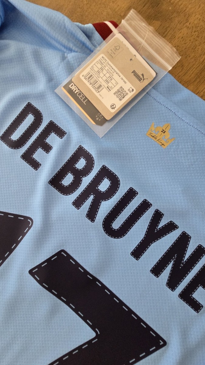 2022/23 Puma Manchester City #17 DE BRUYNE KDB ULTRAWEAVE Treble