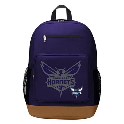 Officially Licensed NBA Charlotte Hornets ''Playmaker'' Backpack, Purple, 18''