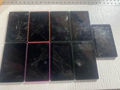 Lot Of 9 AS IS Amazon Kindle Fire 7 8GB, 5th Gen, Wi-Fi,  SV98LN
