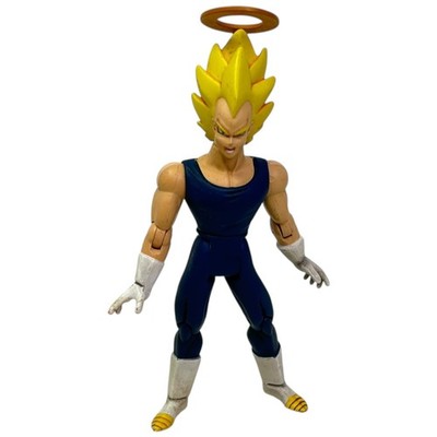 DragonBall Z S.S. Vegeta With Halo Figure Majin Buu Saga Irwin Super Saiyan Used