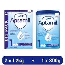 Aptamil 1 Infant Refill Baby Milk Bundle Formula