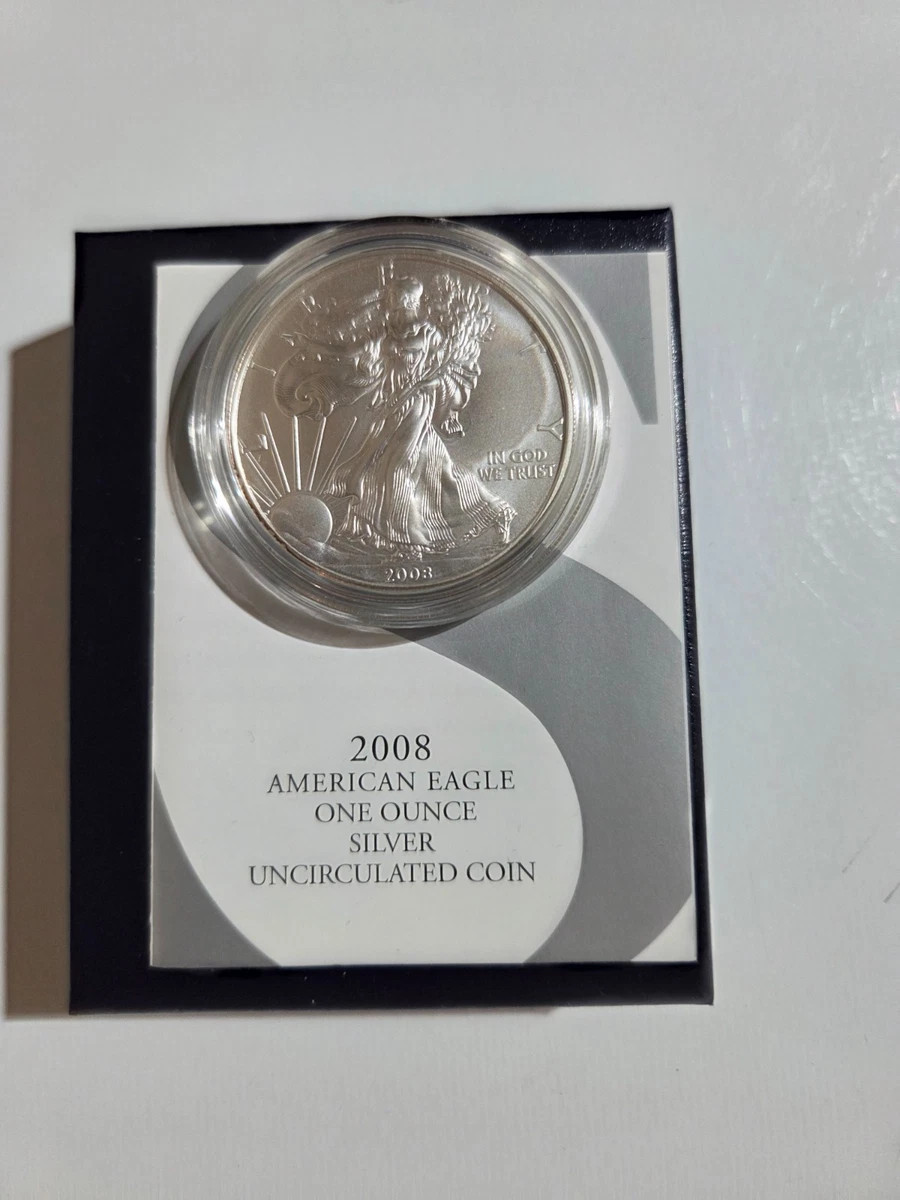 25+ American Eagle Silver Bullion Coins 2008 for sale | Updated
