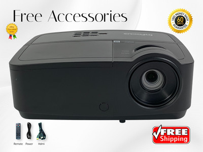 InFocus IN119HDx DLP Projector for Portable Business Travel Use 3200 Lumens 4K 