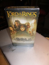 The Lord of the Rings Fellowship of the Ring 2002 VHS Sealed - Never Circulated