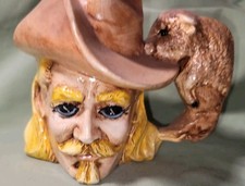 Vintage Buffalo Bill Ceramic Mug Very Detailed! Wild West