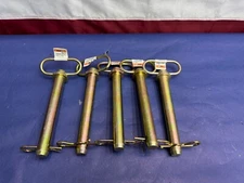 QTY 5 - Buyers Products 66120 Yellow Zinc Plated Hitch Pin - 7/8 dia x 6-1/4"