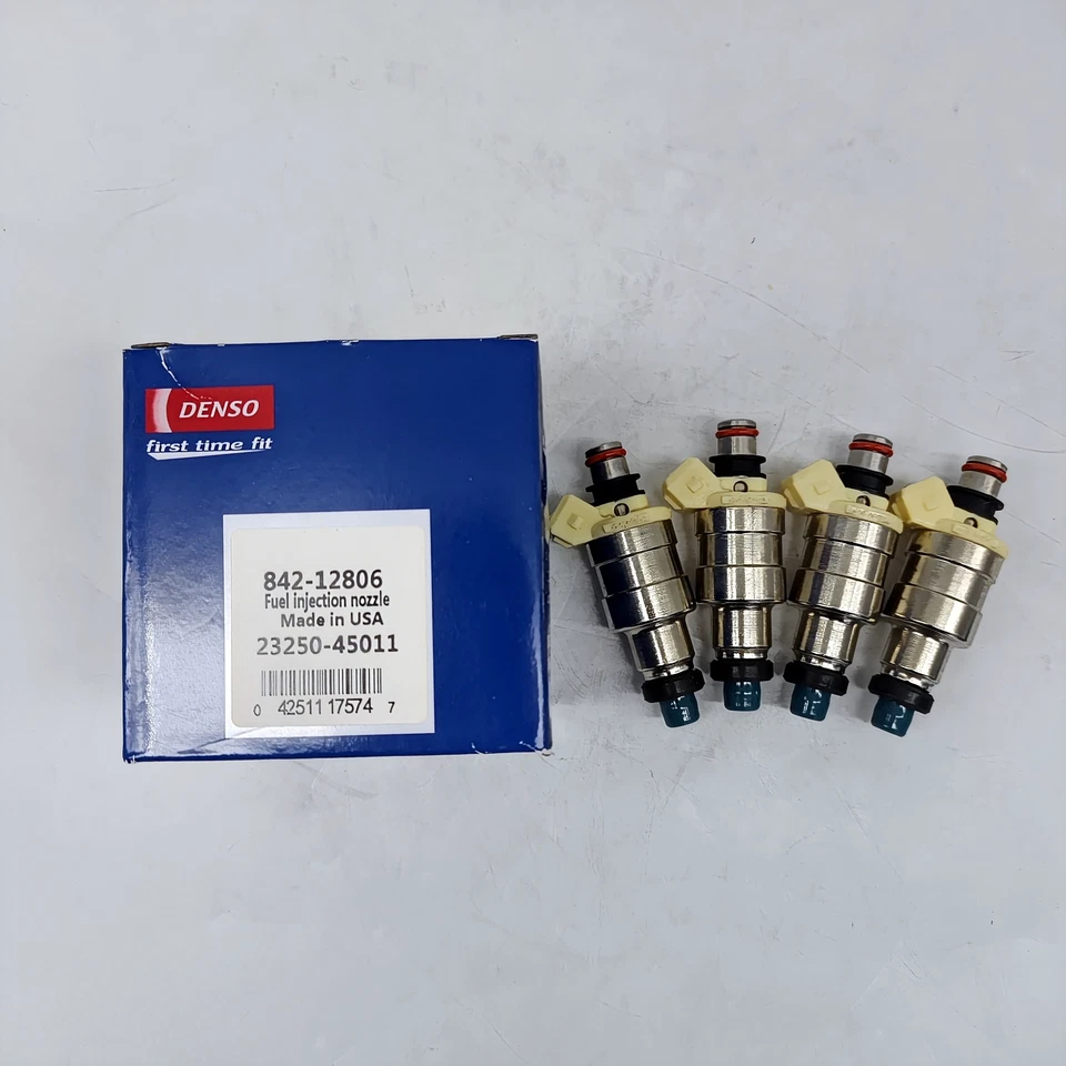 NEW 4Pcs Denso Fuel Injectors For 1984-1987 Toyota Pickup 2.4L I4 23250-45011 Foto 2 de 4
