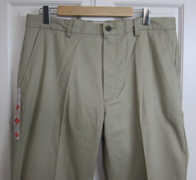 オーダー1 NWT St Johns Bay Easy Care Khaki Pants Mens Size 36x34 Classic Fit