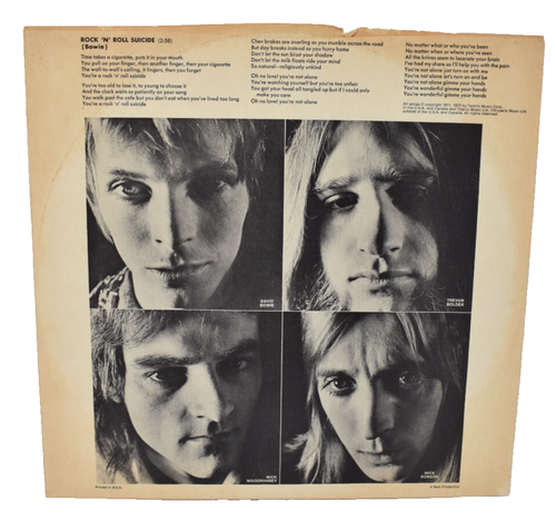 David Bowie – Diamond Dogs RCA AYL1-3889 Dynaflex LP 1980s Best Buy Reissue (USA - Picture 3 of 7