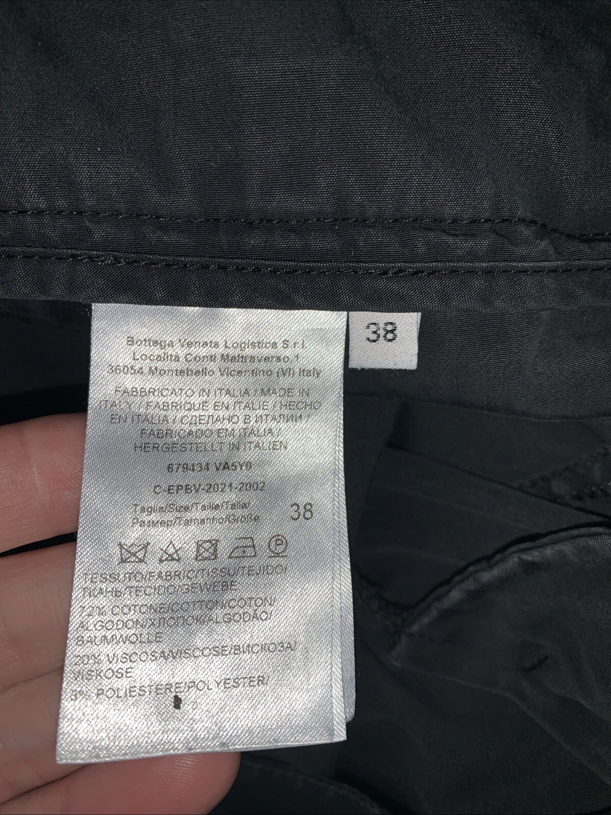 BOTTEGA VENETA Pleated cotton-blend wide-leg pants Size 38  $1200 thumbnail 24