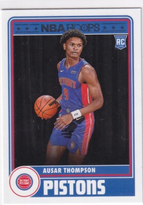 2023-24 Panini NBA Basketball Hoops No. 293 Ausar Thompson Rookie