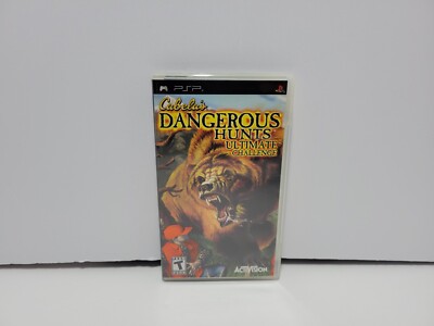 Cabela's Dangerous Hunts Sony PSP (Replacement Case & Manual)
