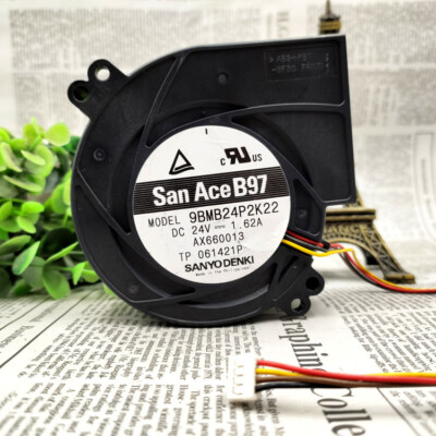 1 pcs SANYO 9BMB24P2K22 9733 24V 1.62A DC blast cooling fan