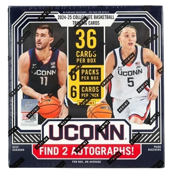 2024-25 Panini UCONN NIL Hobby Box (2 Auto of UConn stars past and present) ELAZ