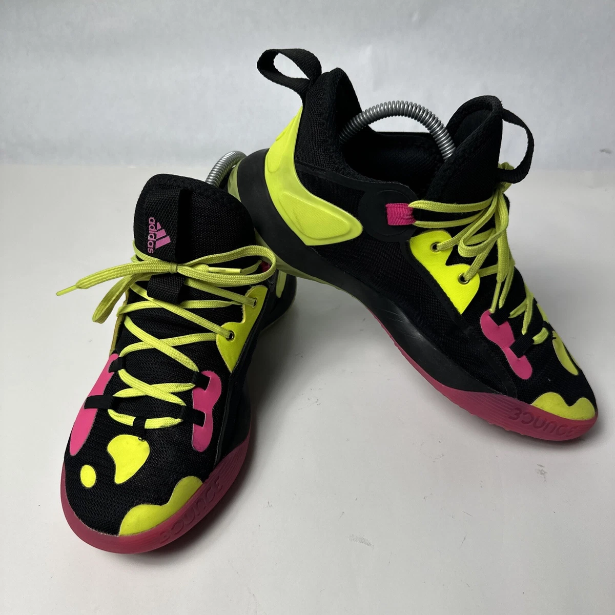 Adidas Harden Stepback 2 Black Shock Pink Yellow for sale | eBay