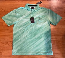 Greg Norman for Tasso Elba Play Dry Polo Shirt Short Sleeve Men's Sz: Medium NWT