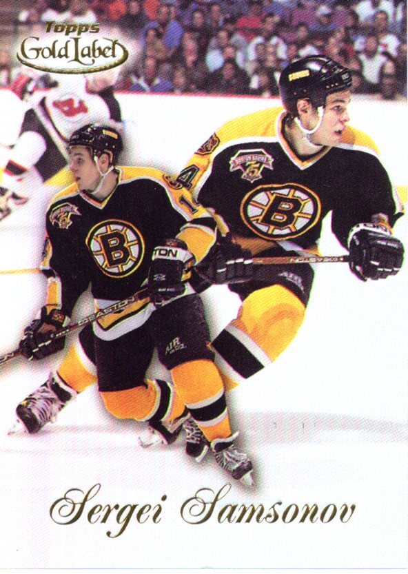 1998-99 Topps Gold Label Hockey. Base cards, Class 1,2,3, black, Goal race. - Picture 6 of 26