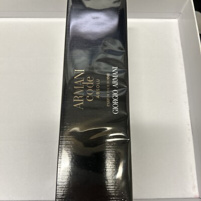 Armani Code Absolu 110 ml Men's Eau De Parfum for sale online | eBay