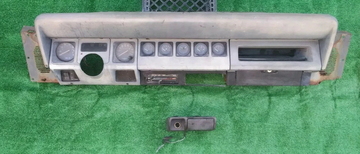 87 97 Jeep Wrangler YJ Dash Dashboard Gauges Glove Box Grey FOR