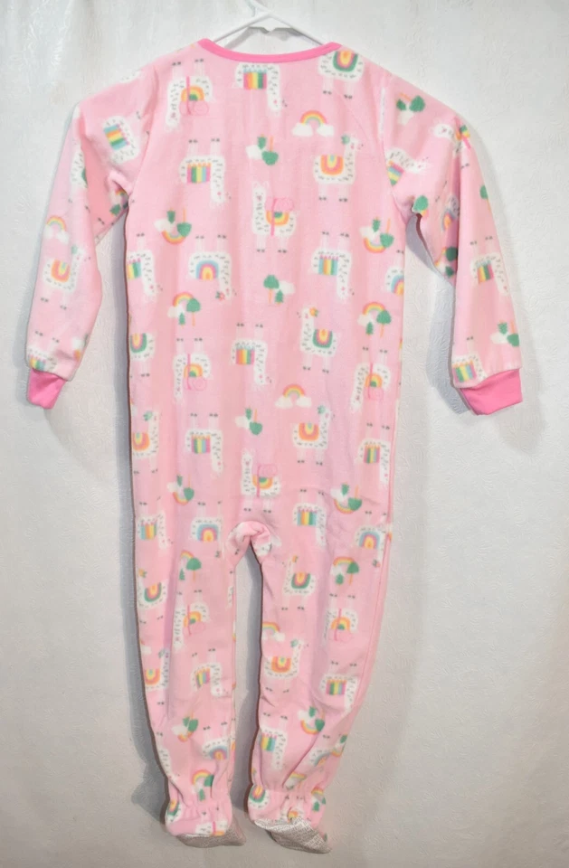 Pijama Absorba pé lã tamanho 5T alpaca rosa feminino - Imagem 2 de 4