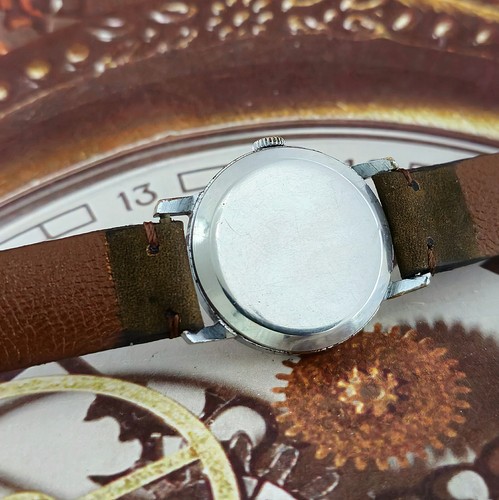 Watch USSR Pobeda Gray Dial Vintage Soviet Mechanical Wristwatch Zim 15 Jewels - Picture 2 of 17