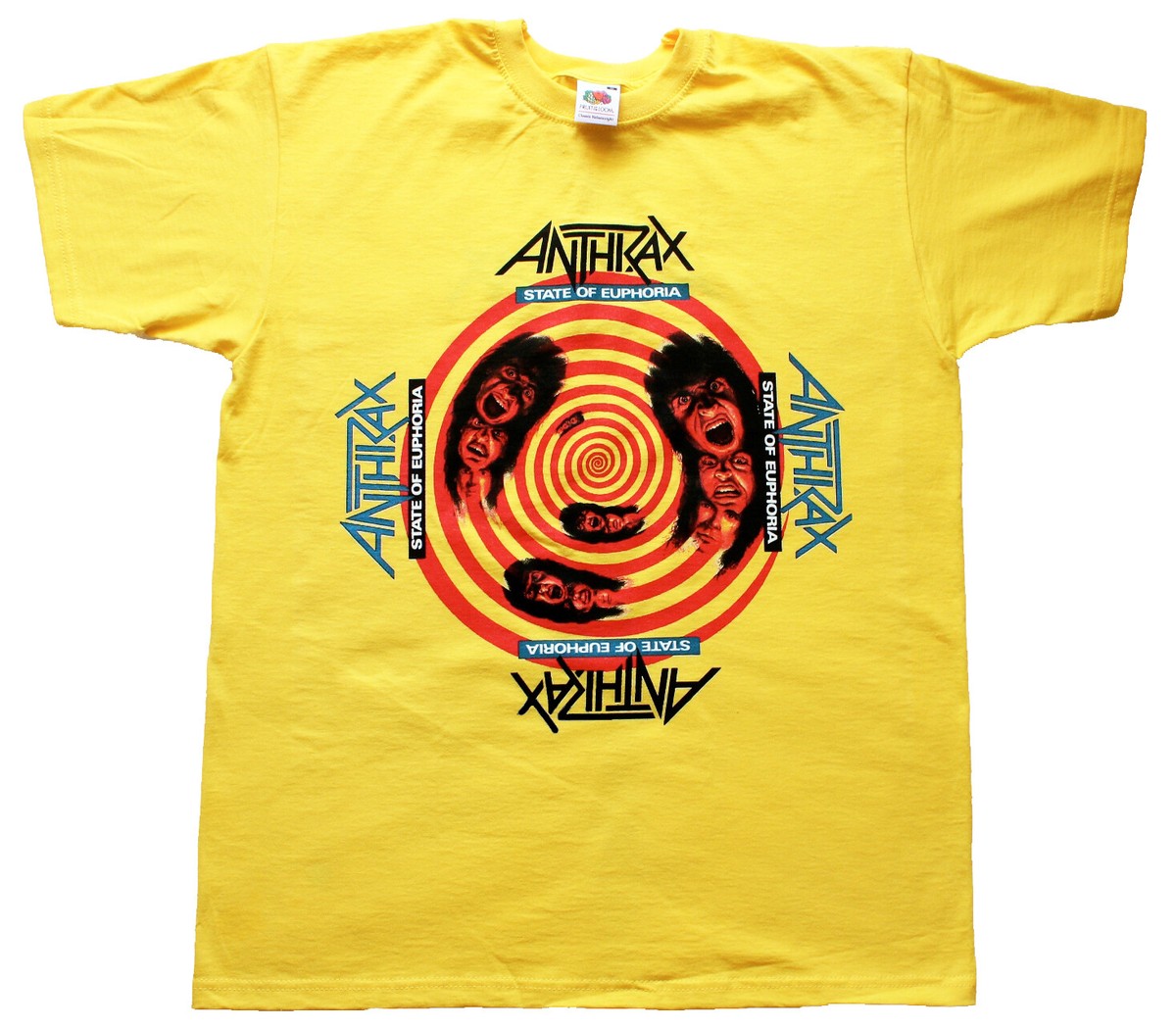 ANTHRAX AMONG THE LIVING STATE OF EUPHORIA NEW BLACK SHORT