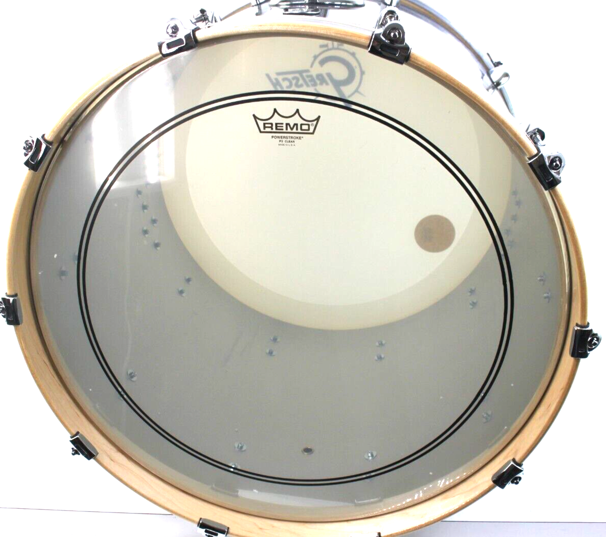 Gretsch Renown Maple 22 x 18 Bass Kick Drum Silver Oyster Pearl 