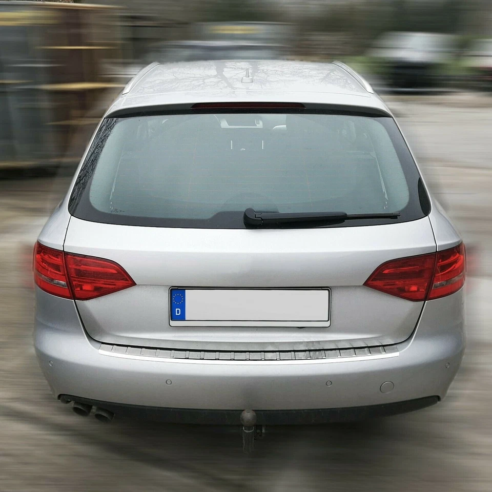 Protector de Parachoques trasero compatible Audi A4 B8 8K Avant 2007-2015 Acero - Imagen 2 de 4