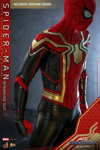 1/6 Spider-Man No Way Home Integrated Suit Deluxe MMS624 Hot Toys 909813 - Picture 4 of 12