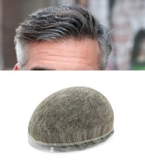 Toupee For Men Full French Lace Human Hair Replecement System Natural Hairpieces