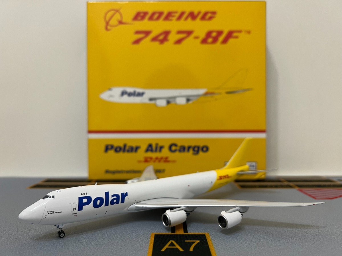 Phoenix 1:400 Polar Air Cargo Boeing B747-8F DHL N853GT | eBay