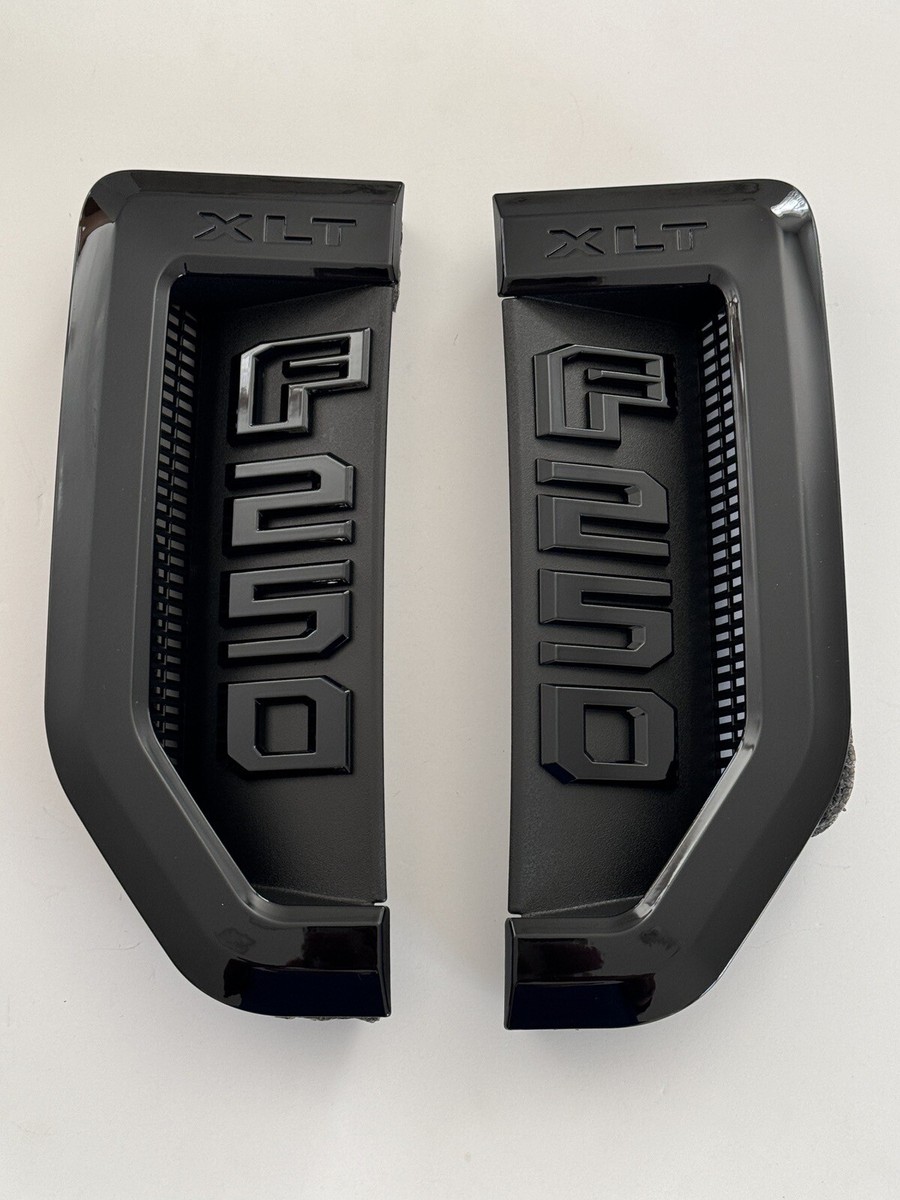 For 2017-2022 F250 XLT Emblems DRIVER &PASSANGER Side Badge