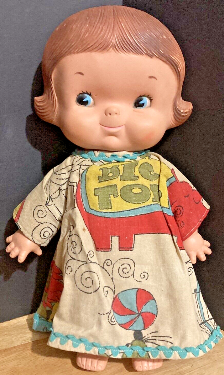 RARE Uneeda Campbell's Soup Kid Doll #214 (On Foot) Hard Rubber 13