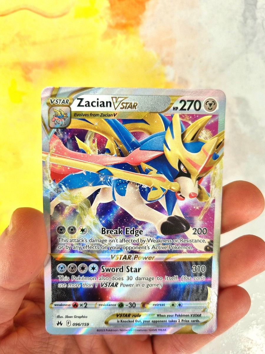 ポケモンカード海外crown zenith shyny zacian セット Pokémon Card - Zacian VSTAR Crown Zenith 096/159 | eBay