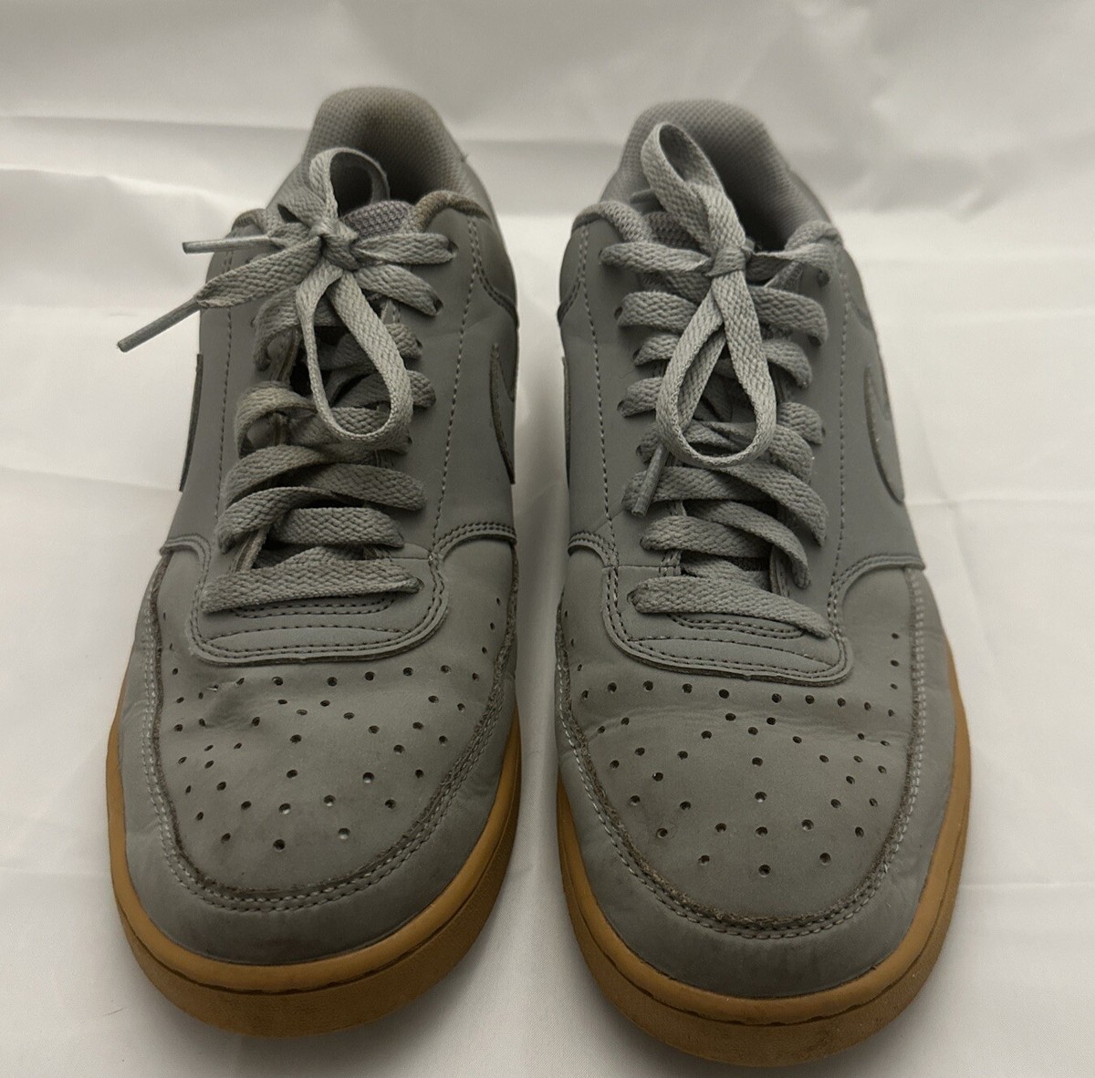 Size 9.5 - Nike Court Vision Low Particle Grey Wheat for