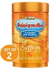 Rajnigandha Saffron Masala Premium Flavored Mouth Freshener 100g Pack of 2